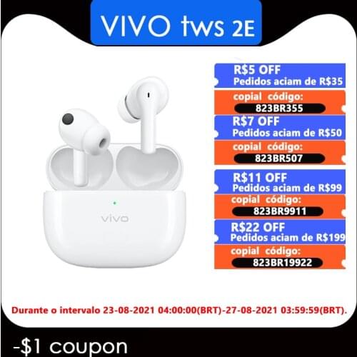 New Vivo TWS 2E Earphone Wireless Earbuds Bluetooth Noise Cancellation AptX Adaptive For X60 Pro X50 V20