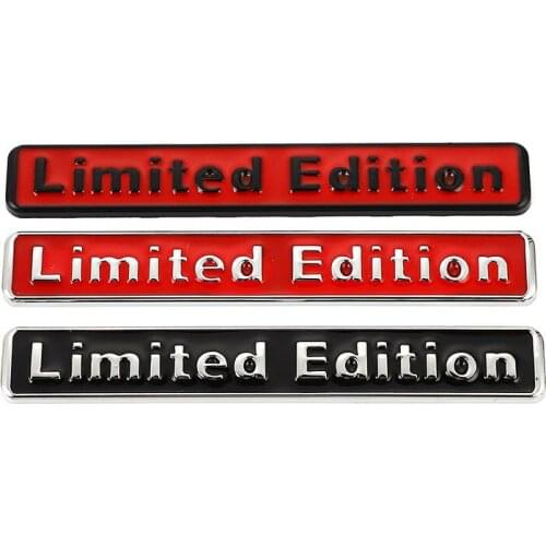 LIMITED EDITION Emblem Badge Decal Sticker for Renault Megane 3 Clio 4 5 Duster Trafic Kadjar Captur Scenic 2 Twingo Talisman 6