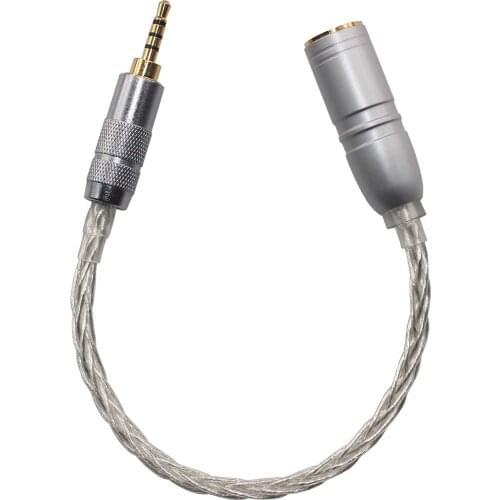 2.5mm Trrs Balanced Male to 4.4MM Balanced Female Cable, Headphone Audio Adapter for Astell&Kern AK100II, AK120II, AK240, AK380