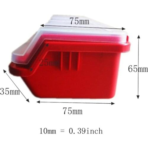 Plastic Tools Storage Box with Cover Parts Screw Toolbox Case Components Sorting