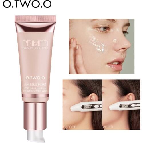 O.TWO.O 25ml Face Primer Makeup Base Cosmetics Natural Invisible Pore Oil-Free Long Lasting Moisturizer Foundation Primer Gel