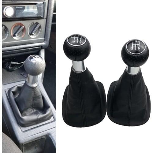 Car 5/6 Speed Gear Shift Knob For VW Passat B5 B5.5 1998-2004 B5 FL (00-05) 3B B5 3B2 3B5 1996-2000 Shifter Boot Cover Frame