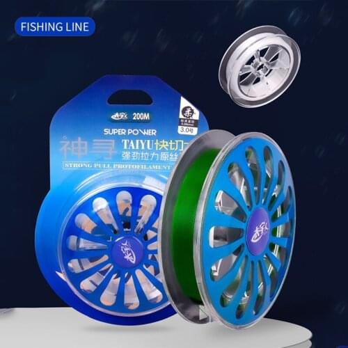 200M Nylon Fishing Line Hot Super Strong High Abrasion Monofilament Nylon Line Good for Boat Fishing Outdoor Fishing Accessories
