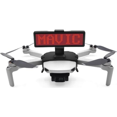 LED Display Screen Kit for DJI Mavic Mini Drone Editable Board with Fixing Mount for DJI Mavic Mini Drone Accessories