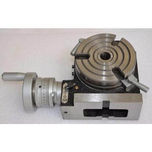 HV4 diameter 100mm vertical and horizontal milling machine horizontal vertical rotary table high precision