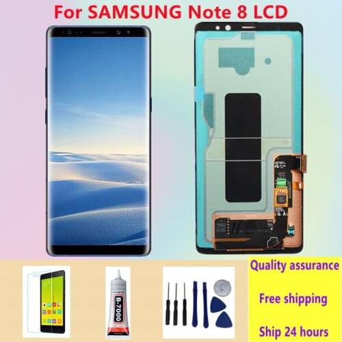 Original 6.3'' AMOLED LCD for SAMSUNG GALAXY Note 8 Note8 N950 N950F Display Touch Screen Digitizer Assembly