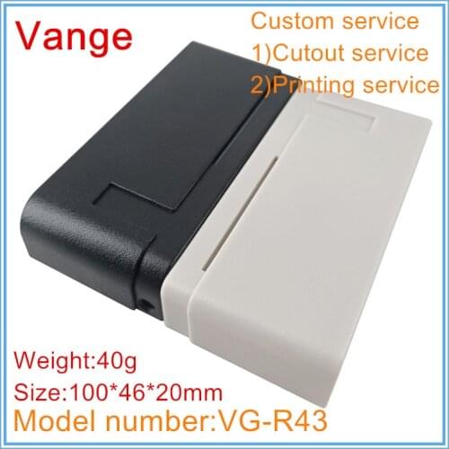 1pcs/lot electronic instrument enclosure abs plastic project box for access control 100*46*20mm