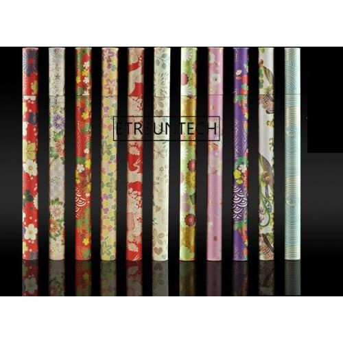 100pcs Japan Style Paper Incense Tube Colorful Thickening Incense Barrel Small Storage Box for 10g Joss Stick Handmade