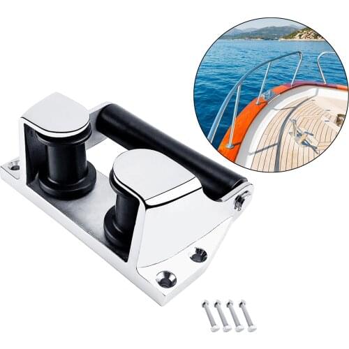 316 Stainless Steel Boat Bow Fairlead Roller Chock Bollard Anchor Roller Hardware Accessories
