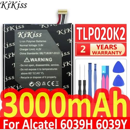3000mAh Big Power Battery For Alcatel One Touch Idol 3(4.7) 6039 6039H 6039Y 6039K 6039 TLP020K2/tlp020kj Batteries + Free Tools