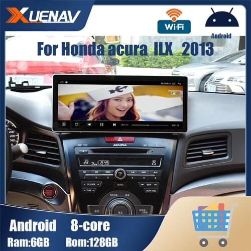 Android Car Video Auto Stereo for Honda acura ILX 2013 GPS Navigation car multimedia Dvd player 2 din 128G Carplay