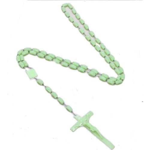 Large statues square beads rosary religious cross christian church home decoration prayer beads