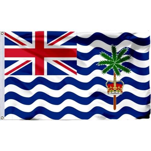 British Indian Ocean Territory Flag 150X90cm (3x5FT) 120g 100D Polyester Double Stitched High Quality Free Shipping