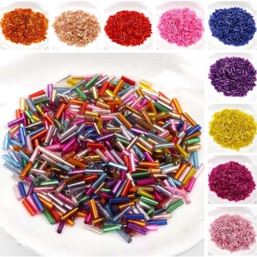 17 Color 6x2mm 300pcs Crystal Glass Spacer beads, SILVER LINED Czech Seed Beads For Jewelry Handmade DIY BL6MMG01