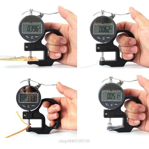 Electronic Digital Dial Thickness Gauge 0.5 inch 0.00005" Resolution Measuring Tool w/ LCD Display M14 21 Dropshipping