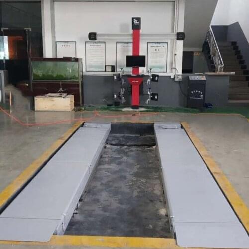 Hot Sale Scissor Car Lift Work Together with 3D Wheel Alignment