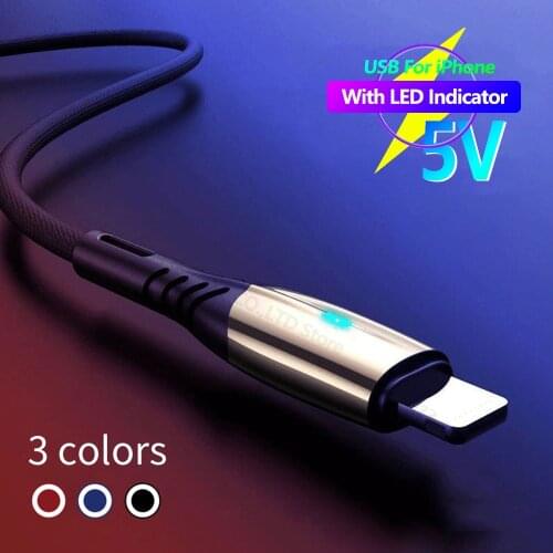 FLOVEME 3m USB Cable For iPhone 12 11 Pro Max XS Max X XR 6 7 8 Plus iPad Fast Data Cable USB Charging Cord Mobile Phone Cables