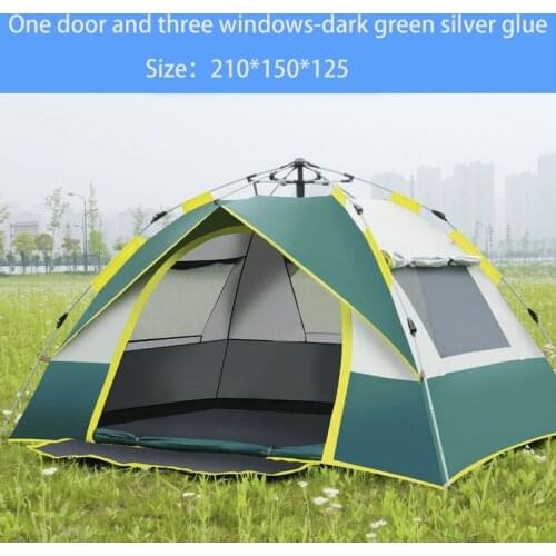 Lightweight Outdoor Fibreglass Waterproof Folding Military Automatic pop up Beach Hiking Camping Tent