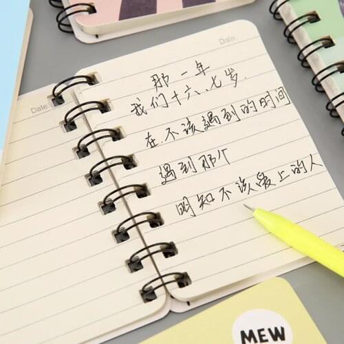 Mini Cartoon Small Notebook Cute Notebook Pocketbook Paper Journals Notepad Cute Stationery Office School Supplies Girl kid Gift