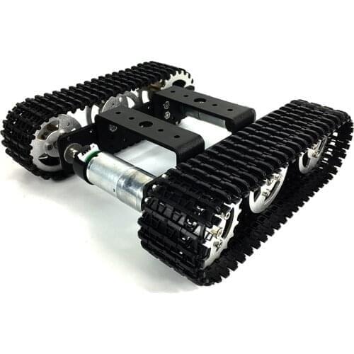 Mini Tank car T101 ,12V/350rpm motor,Alloy Chassis/Frame/Structure,For robot education,modification,DIY,tank model,teaching demo