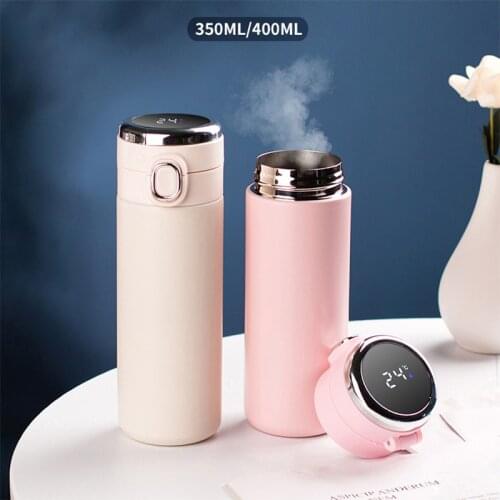 New Intelligent Stainless Steel Thermos Bottle Temperature Display Vacuum Flasks Travel Coffee Mug Thermos Car Cute Water Bottle