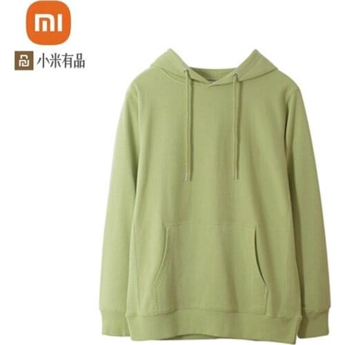 Xiaomi youpin solid color pullover hooded sweater mens trend spot couple jacket autumn sweater high quality