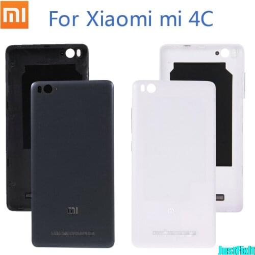 Original Housing Case For Xiaomi mi 4C Battery Back Cover Replacement Parts Case For xiaomi Mi4C