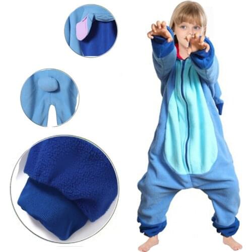 Kids New Zipper Animal Onesie Unicorn Pajama Children Baby Cosplay Jumpsuit Sleepwear Boy Girls Raccoon Kigurumi