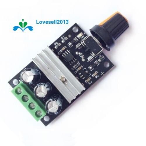 PWM DC 6V 12V 24V 28V 3A Max Motor Speed Control Module DC Motor Switch Controller Duty Cycle 0%-100