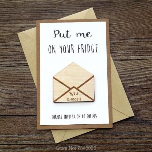 Laser cut envelope style save the date wholesale laser cutting wedding initials invitation cards,Wedding Keepsake Magnet