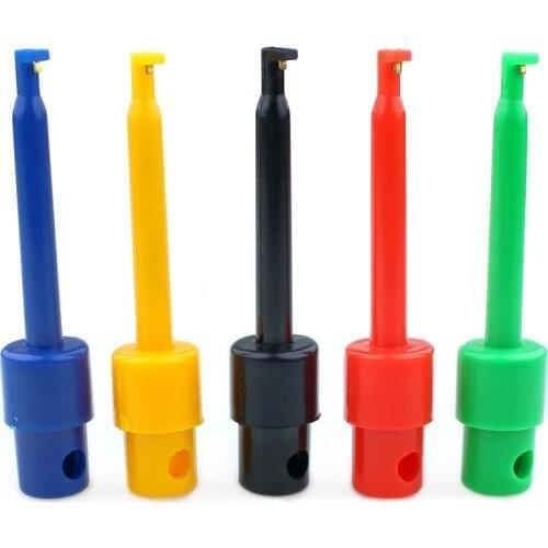 2PCS universal pin hook metal plated gold test needle bar hook test hook test clip instrument hook Length 59mm