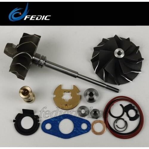 Turbocharger shaft and wheel + repair kit K0422-582 Turbo rotor assembly for Mazda CX-7 3/6 2.3 L 260 HP DISI NA Engine Petrol