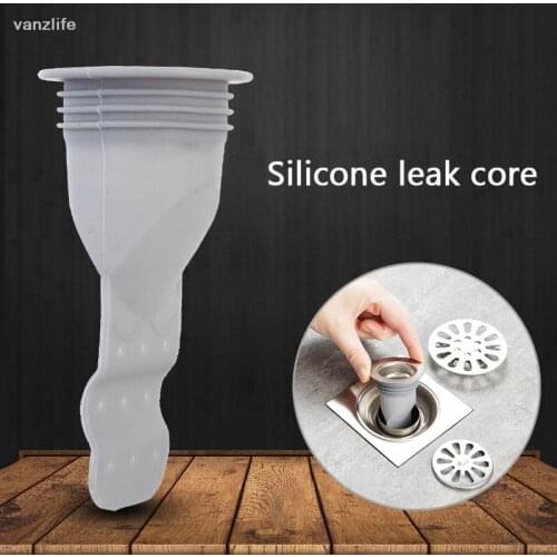 Bathroom odor-proof leak core Household washing machine drain pipe inner silicone core kitchen seal ring sewer