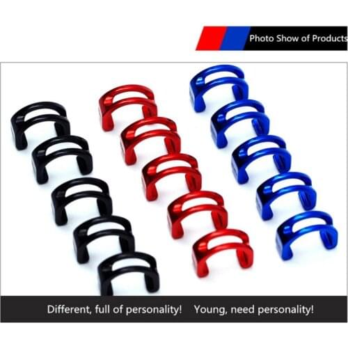 Bike Oil Tube Fixed Clips Bicycle Cables Housing Aluminum C Shape Shift Brake Guide Cable Tube Fixed Clamp Frame