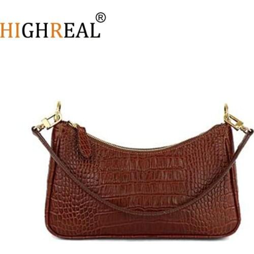 Casual Alligator Handbags Women Crocodile Pattern Messenger Bags Women PU Leather Shoulder Crossbody Bag Female Purse Hot Sale