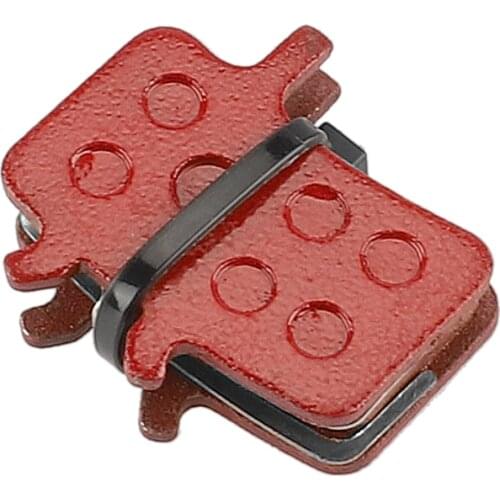 1 Pair Red Rectangular Semi-metallic Brake Pads Matche Brake Pads of The Same Contour Kit For Cycling Riding Accessories