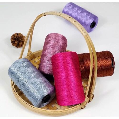 100g flat striped line DIY hook shoes sun hat summer braided wire bright ribbon zir wire polymer fiber hand-woven striped strip