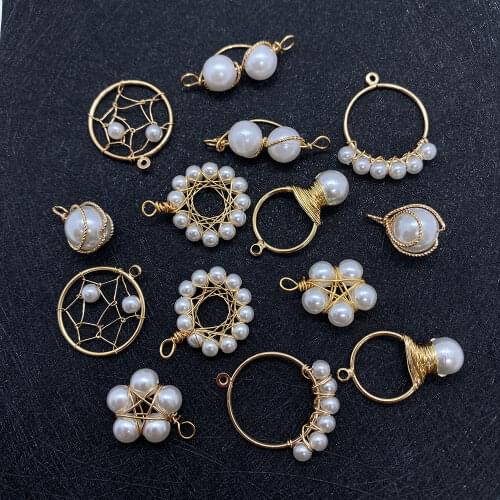 5pcs/bag Natural Crystal Pendant DIY Handmade Jewelry Pendant Jewelry Accessories Ladies Fashion Jewelry