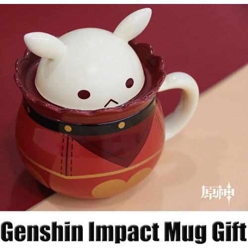 Anime Genshin Impact Cosplay Klee duduke Ceramic Mug Cup Coffee Cup Gift Cartoon Christmas Halloween Gift Water Cup Daily Gift