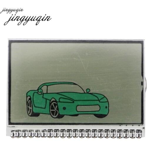 JingyuqinTW 9010 Lcd Display Screen For Two Way Car Alarm System Tomahawk tw-9010 LCD Remote Control Key Fob Keychain