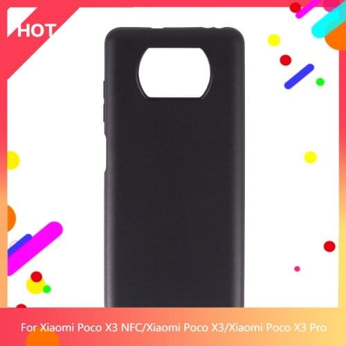 Poco X3 NFC Case Matte Soft Silicone TPU Back Cover For Xiaomi Poco X3 Xiaomi Poco X3 Pro Phone Case Slim shockproof