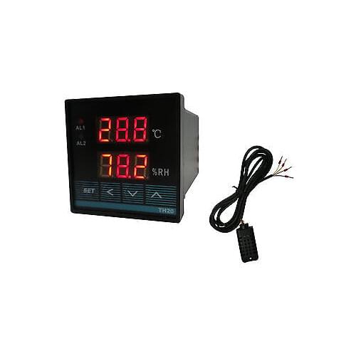 Digital Temperature & Humidity Controller Thermostat with Relay Output Alarm Sensor (Size 48x48 / Celsius/ Centigrade) Hot Sale