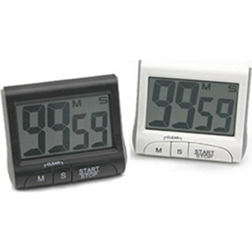 LCD Digital Display Timer Multifunctional Portable Kitchen Timer With Alarm Clock & Countdown Memory Function Cooking Timer