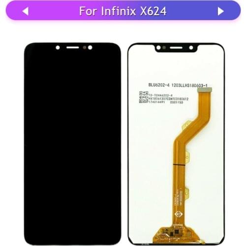 For Infinix X624 LCD Display Touch Screen Digitizer Infinix Hot 7 X624 LCD Screen Complete Assembly Replacement