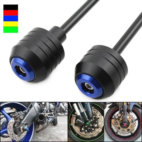 For SUZUKI GSXR GSX-R 1000 2019 2020 Front Rear Wheel Slider Fork Axle Crash Protector Swing Arm Pad Guard POM NEW