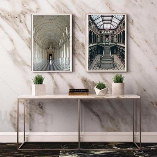 HD Canvas Painting European & Arabian Architecture for Living Room Decoration Wall Art Picture Nordic Church Canvas Poster Print