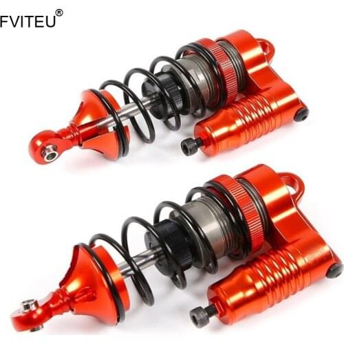 FVITEU CNC alloy adjustable hydraulic pressure buffer cavity shock absorber kit for 1/5 Rovan F5 Truck Spare Parts MCD XS5