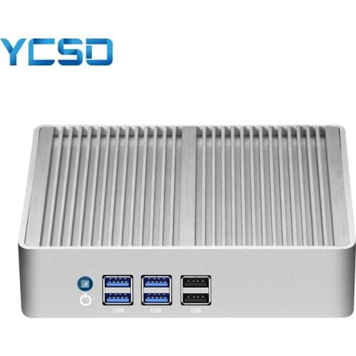 Fanless Intel Core i7 i5 4200U Mini PC 2*LAN 6*RS232 4*USB HDMI VGA WiFi 3G 4G Embedded Industrial Micro Computer Windows Linux