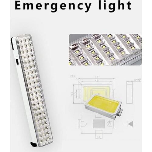 New 60LED Multi-function Rechargeable Emergency Light Flashlight Mini 30 LED Emergency Light Lamp 2 Mode For Home Camp Outdoor