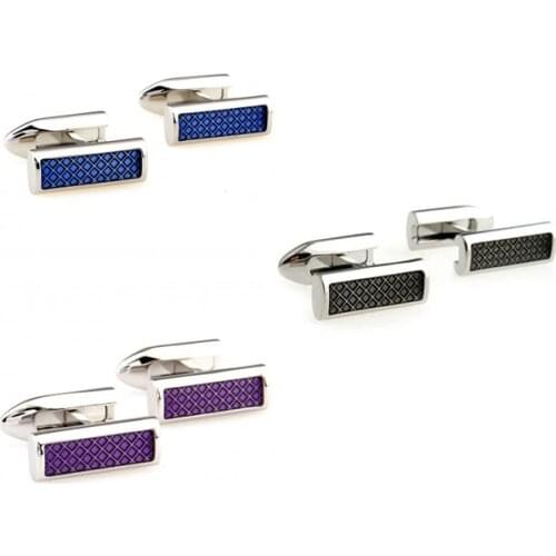 Fashion Top Quality 3 Colors Enamel Cufflink Cuff Link Free Shipping